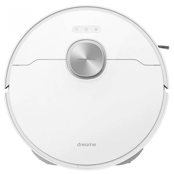 Прахосмукачка робот Dreame L10 Ultra, 5300 Pa, 5200 mAh, 75W, До 200 м2, 3D Картографиране, LDS сензор, Станция за зареждане, Автономия до 210 мин, Бял