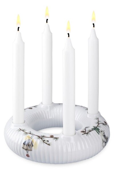 Порцеланов адвент свещник с коледен мотив Hammershøi Christmas – Kähler Design