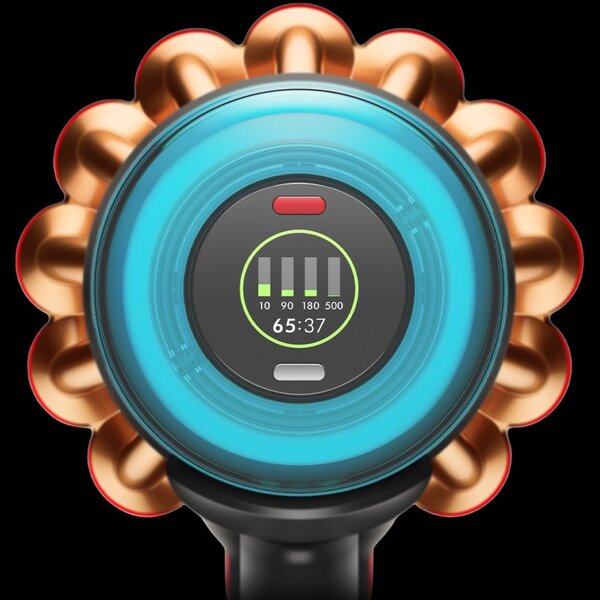 Вертикална прахосмукачка Dyson V16 Piston Animal Submarine 492969-01, 315AW, 900W, 1.3 л, 70 мин, CleanCompaktor™, Hyperdymium™, Wet/Dry, HEPA, LCD, Черен/мед
