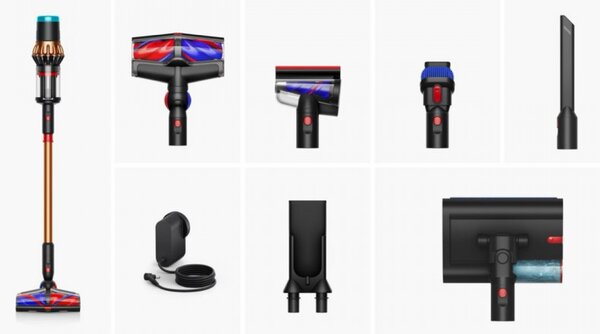 Вертикална прахосмукачка Dyson V16 Piston Animal Submarine 492969-01, 315AW, 900W, 1.3 л, 70 мин, CleanCompaktor™, Hyperdymium™, Wet/Dry, HEPA, LCD, Черен/мед