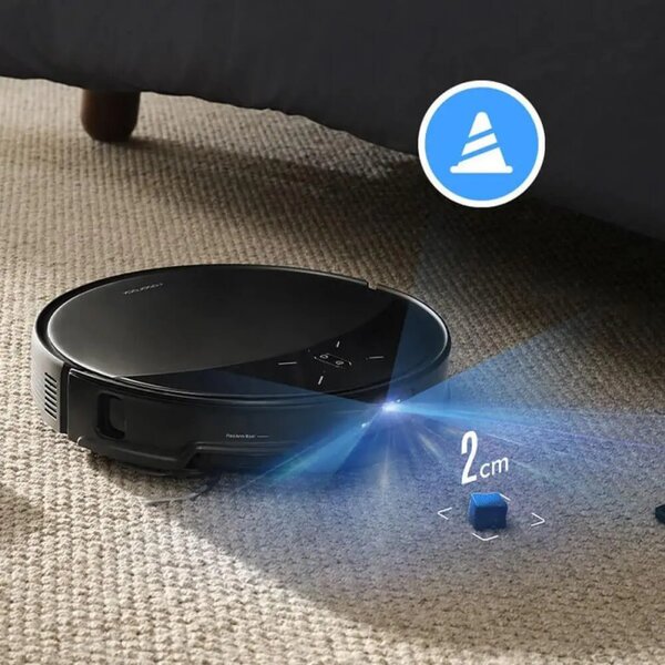 Прахосмукачка робот с AI Roborock Saros 10R, 65W, 20000 Pa, 270 мл, SMART, Сухо и мокро почистване, LiDAR, StarSight 2.0, 180 мин автономност, Черен