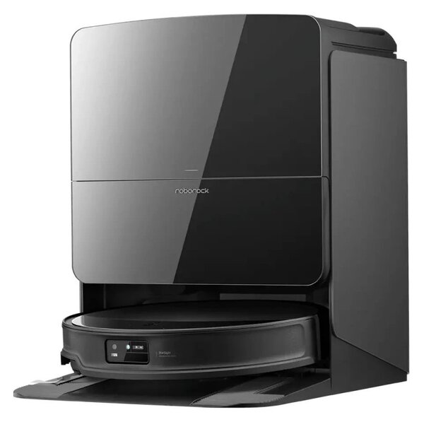 Прахосмукачка робот с AI Roborock Saros 10R, 65W, 20000 Pa, 270 мл, SMART, Сухо и мокро почистване, LiDAR, StarSight 2.0, 180 мин автономност, Черен