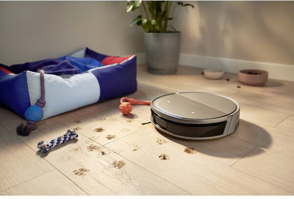 Прахосмукачка робот Philips Series 9000 XU9100/10, 6500 mAh, 8000 Pa, WiFi, LiDAR, PowerCyclone, EPA 11, Сухо/мокро почистване, Бронз/златист