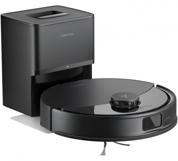 Прахосмукачка робот Roborock Q10 PF+, 10000 Pa, 150 мин, 0.35 л, Wi-Fi, Сухо/мокро, Автоматично повдигане на мопа, 360° LiDAR, 3D картографиране, Гласово управление, Черен