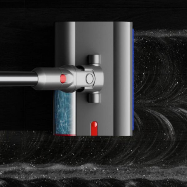 Вертикална прахосмукачка Dyson V12s Detect Slim Submarine 485350-01, 140AW, 0.35 л, 60 мин, Сухо/мокро, 3 режима, HEPA, Сензор за прах, Хигиенично изпразване, LCD с данни в реално време, Никел/жълт
