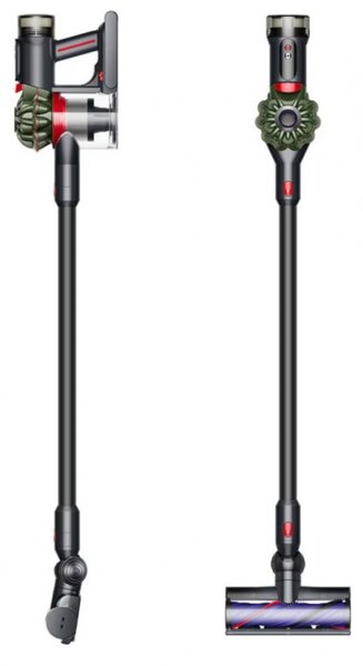 Вертикална прахосмукачка Dyson V8 Cyclone SV55 MAGn/Bk 226587-01, 150AW, 0.54 л, 3 режима, Без загуба на мощност, Хигиенично изпразване, Изцяло запечатана филтрация, Черен/магнезиев