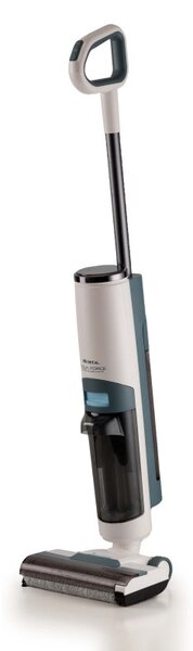 Вертикална прахосмукачка Ariete Aqua Force Wash & Vacuum 2483/00, 220W, 500 мл, Автономия до 35 мин, Самопочистване, Бял