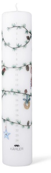Свещ с коледен мотив Hammershøi Christmas – Kähler Design