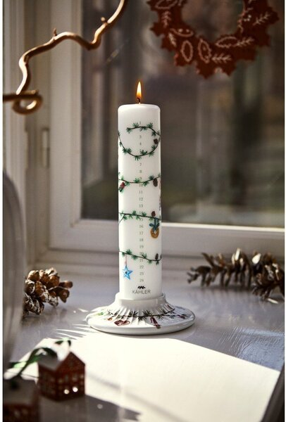 Свещ с коледен мотив Hammershøi Christmas – Kähler Design