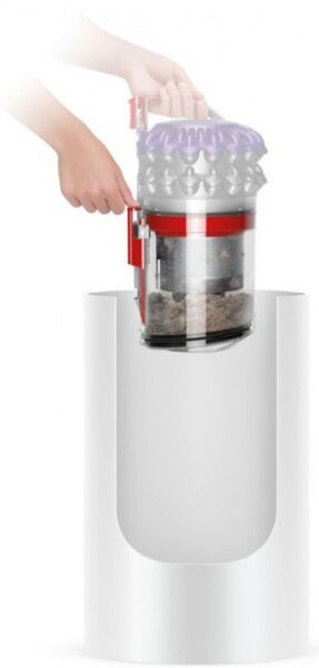 Прахосмукачка без торба Dyson Big Ball Parquet 2 228566-01, 600W, 165AW, 1.5 л, 2-степенна технология Radial Root Cyclone, Автоматично изправяне при преобръщане, Никел/лилав