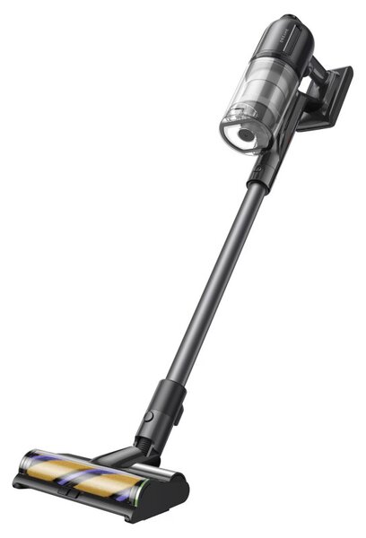 Вертикална прахосмукачка Dreame R20 Ultra AquaCycle VRV57F-AC, 200AW, 5 степени, 0.35/0.4/0.6 л, 90 мин, HEPA, LCD дисплей, Безчетков мотор, Черен
