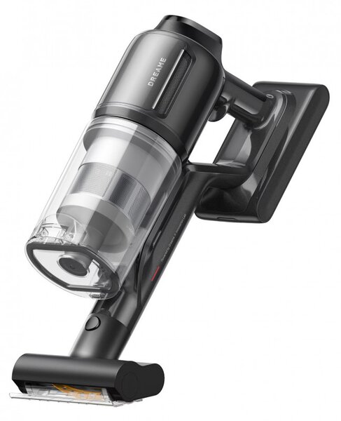 Вертикална прахосмукачка Dreame R20 Ultra AquaCycle VRV57F-AC, 200AW, 5 степени, 0.35/0.4/0.6 л, 90 мин, HEPA, LCD дисплей, Безчетков мотор, Черен
