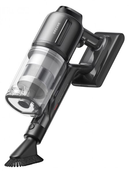 Вертикална прахосмукачка Dreame R20 Ultra AquaCycle VRV57F-AC, 200AW, 5 степени, 0.35/0.4/0.6 л, 90 мин, HEPA, LCD дисплей, Безчетков мотор, Черен