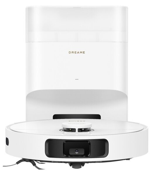 Прахосмукачка робот Dreame L10s Plus RLL42SD, 7000 Pa, 5200 mAh, 60W, До 145 м2, Станция за зареждане и автоматично изпразване, Автономия 155 мин, Бял