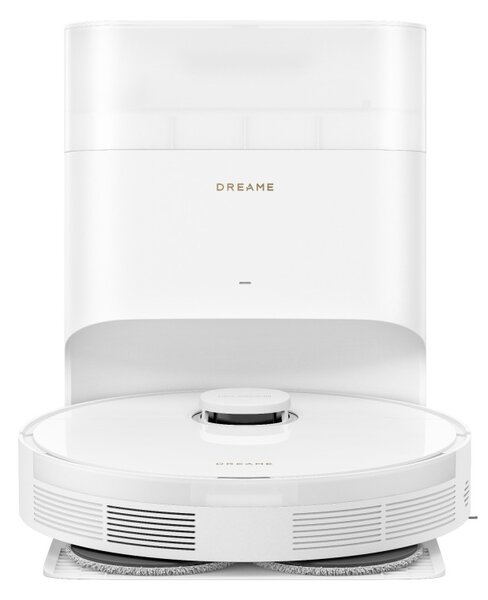 Прахосмукачка робот Dreame L10s Plus RLL42SD, 7000 Pa, 5200 mAh, 60W, До 145 м2, Станция за зареждане и автоматично изпразване, Автономия 155 мин, Бял