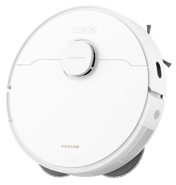 Прахосмукачка робот Dreame L10s Plus RLL42SD, 7000 Pa, 5200 mAh, 60W, До 145 м2, Станция за зареждане и автоматично изпразване, Автономия 155 мин, Бял