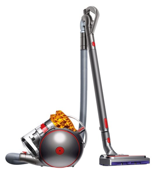 Прахосмукачка без торба Dyson Cinetic Big Ball Multi Floor 2 230278-01, 700W, 170AW, 0.8 л, Radial Root Cyclone, Автоматично изправяне при преобръщане, Никел/жълт