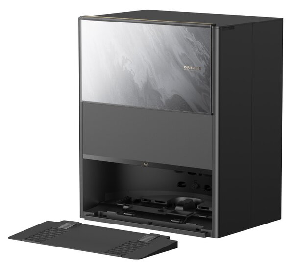 Прахосмукачка робот Dreame Aqua 10 Ultra Track Complete RLR81CE-1-BL, 25000 Pa, 200 мин, 3.5/4 л, VersaLift DToF+OmniSight, AI камери, Гласово управление, Автоматизация, Черен