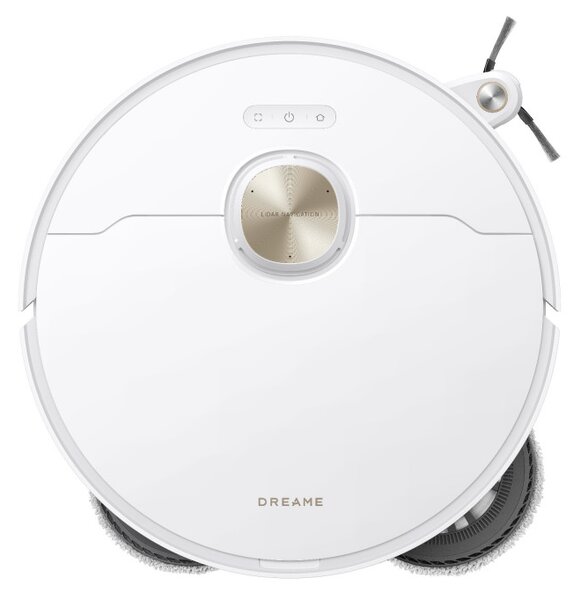 Прахосмукачка робот Dreame L40s Pro Ultra RLL74CE, 19000 Pa, 5200 mAh, 60W, До 168 м2, Станция за зареждане с автоматично изпразване и самопочистване, Автономия 180 мин, Бял