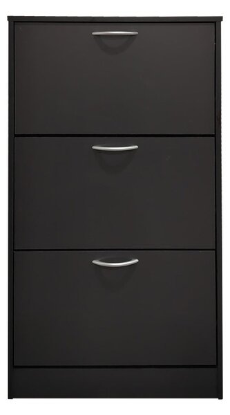 Шкаф за обувки Savaz, тъмно сив, 60x24x114 см