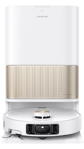 Прахосмукачка робот Dreame L40s Pro Ultra RLL74CE, 19000 Pa, 5200 mAh, 60W, До 168 м2, Станция за зареждане с автоматично изпразване и самопочистване, Автономия 180 мин, Бял