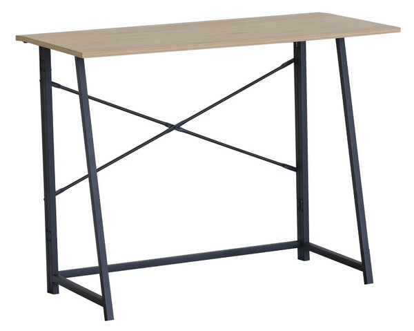Сгъваемо бюро, Siklo, черно, 46x100x75,5 см