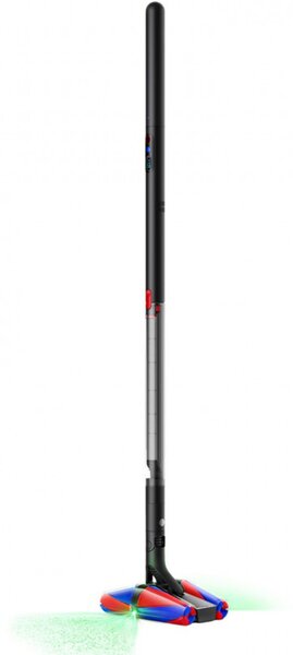 Вертикална прахосмукачка Dyson PencilVac Fluffycones 492689-01, 55 AW, 30 мин, 80 мл, 140000 Hyperdymium™, Ултратънък дизайн, LED осветление, Черен