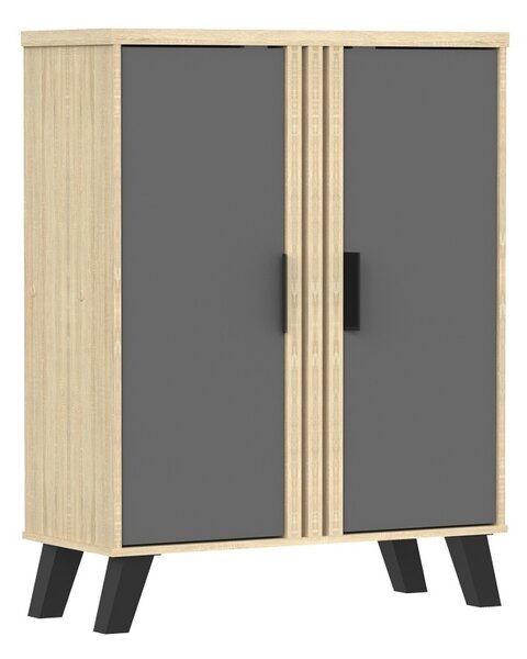 Pantofar V1, Shoby, сив, 30x70,5x91 см