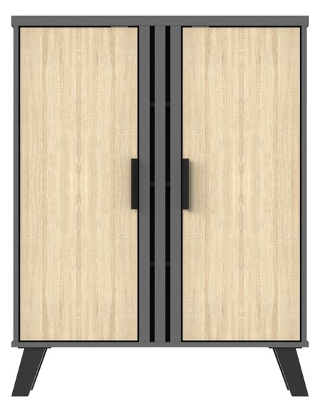 Pantofar V2, Shoby, сив, 30x70,5x91 см