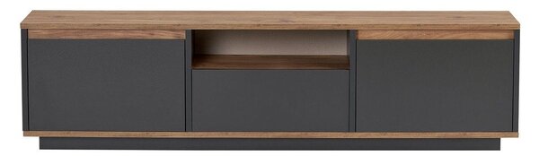 Антрацитна маса за телевизор 160x42x30 cm Sentinel – Kalune Design