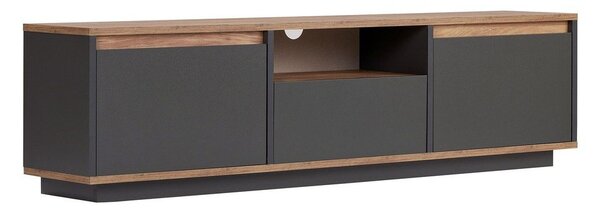 Антрацитна маса за телевизор 160x42x30 cm Sentinel – Kalune Design