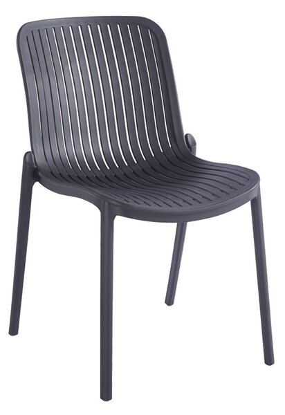 Стифиращ се градински стол, Teragi, антрацит, 43.5x58x82 см