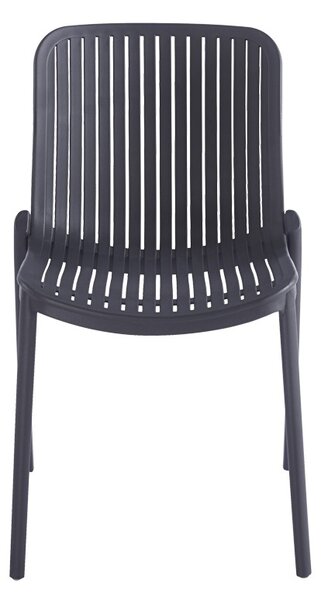 Стифиращ се градински стол, Teragi, антрацит, 43.5x58x82 см