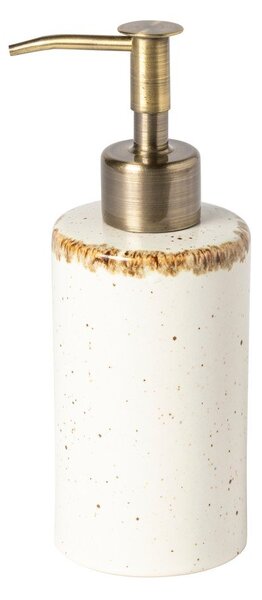 Кремав глинен диспенсер за сапун Toscana Bath – Casafina