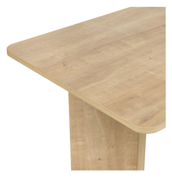 Трапезна маса от декор от дъб 90x180 cm Linza – Kalune Design