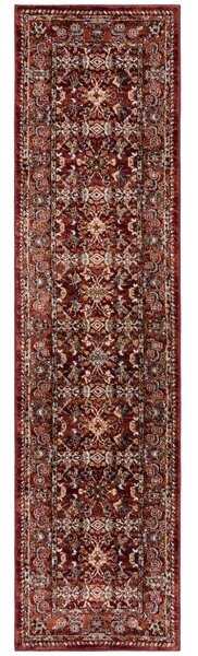 Килим пътека, Flair Rugs Sincerity Royale Sandford, червен, 60x230 см