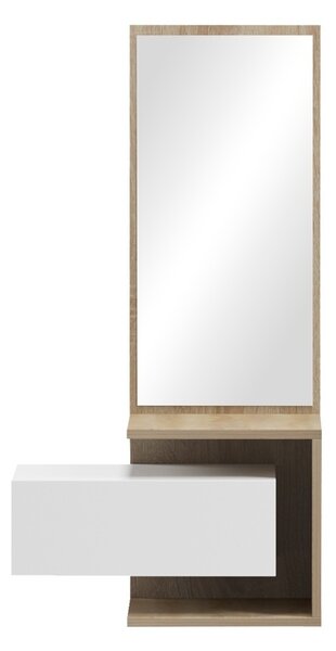 Тоалетка, Pako World Kendi, бял, 49.1x31.3x90 см