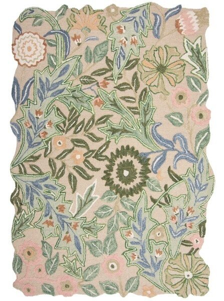 Килим, Flair Rugs Bryony Shaped Floral, зелен, 120x170 см
