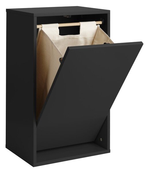 Черен стенен кош за пране Laundry Box – ReCollector