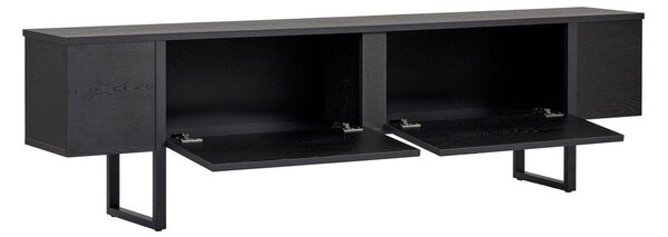 Черна маса за телевизор 180x50x30 cm Onera – Kalune Design