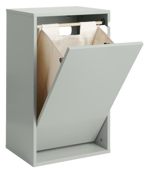 Сиво-син стенен кош за пране Laundry Box – ReCollector