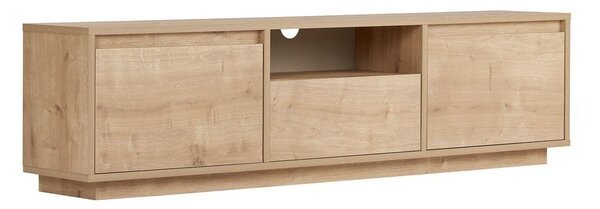 Маса за телевизор от декор от дъб в естествен цвят 160x42x30 cm Sentinel – Kalune Design
