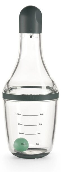 Бутилка за дресинг Lekue 1009489, 200 мл, Ø7.2x19.1 см, Стъкло, +4°C / +80°C, Сив
