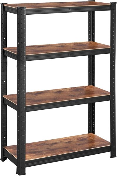 Метален рафт Songmics Черен 520 кг 40 x 80 x 160 см