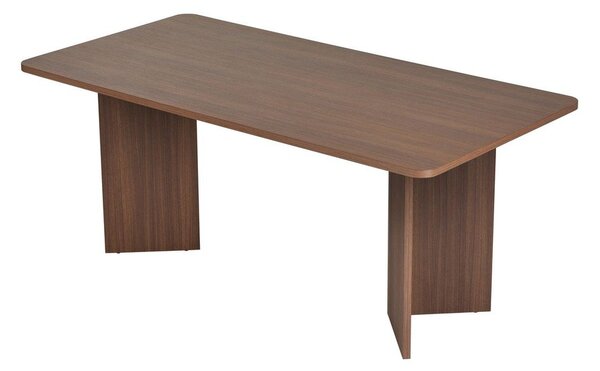 Трапезна маса от декор от орех 90x180 cm Linza – Kalune Design