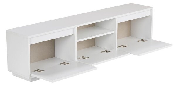 Бяла маса за телевизор 160x42x30 cm Sentinel – Kalune Design
