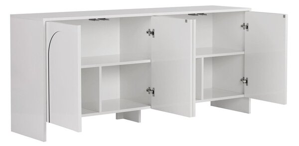 Бял скрин 180x80x45 cm Arlen – Kalune Design