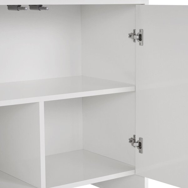 Бял скрин 180x80x45 cm Arlen – Kalune Design
