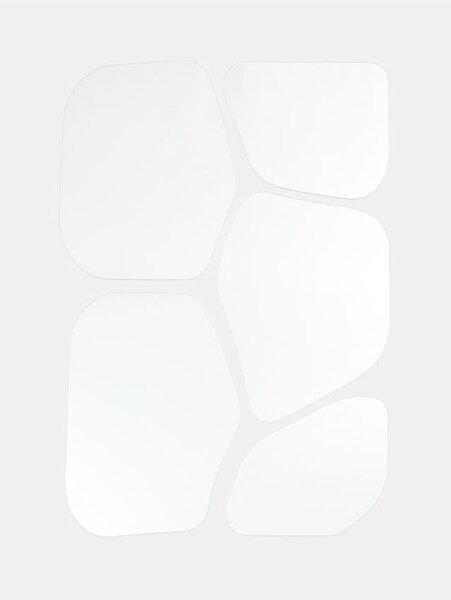 Sinsay - Комплект огледала с неправилни форми 5 pack - clear