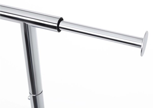 Закачалка на колелца Songmics сребриста 102x39x6.5 см